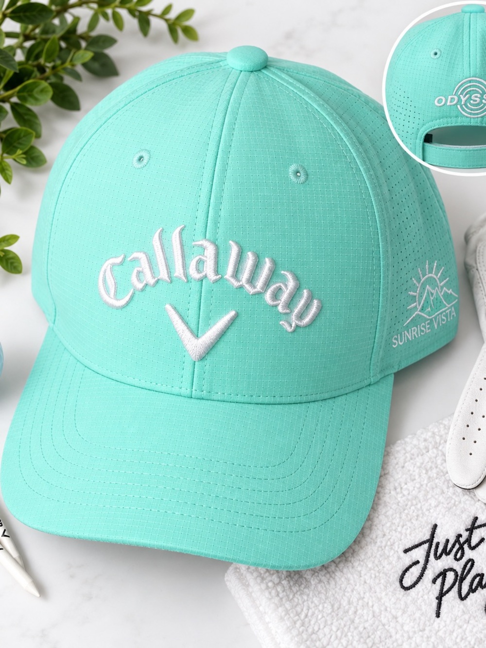 Callaway Sunrise Vista Odyssey Golf Hat – Mint Aqua